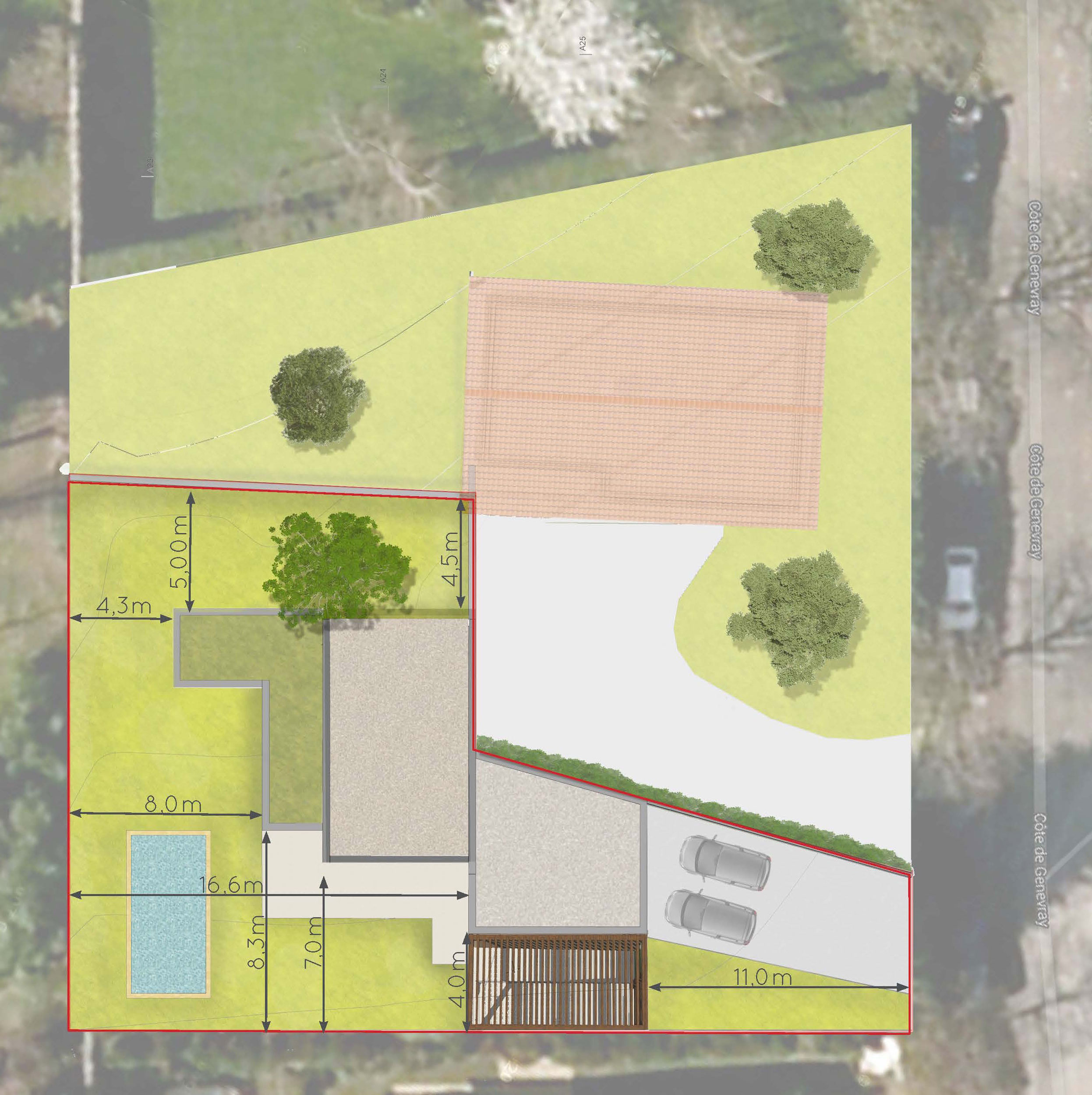 Plan Masse Curis au Mont d'Or