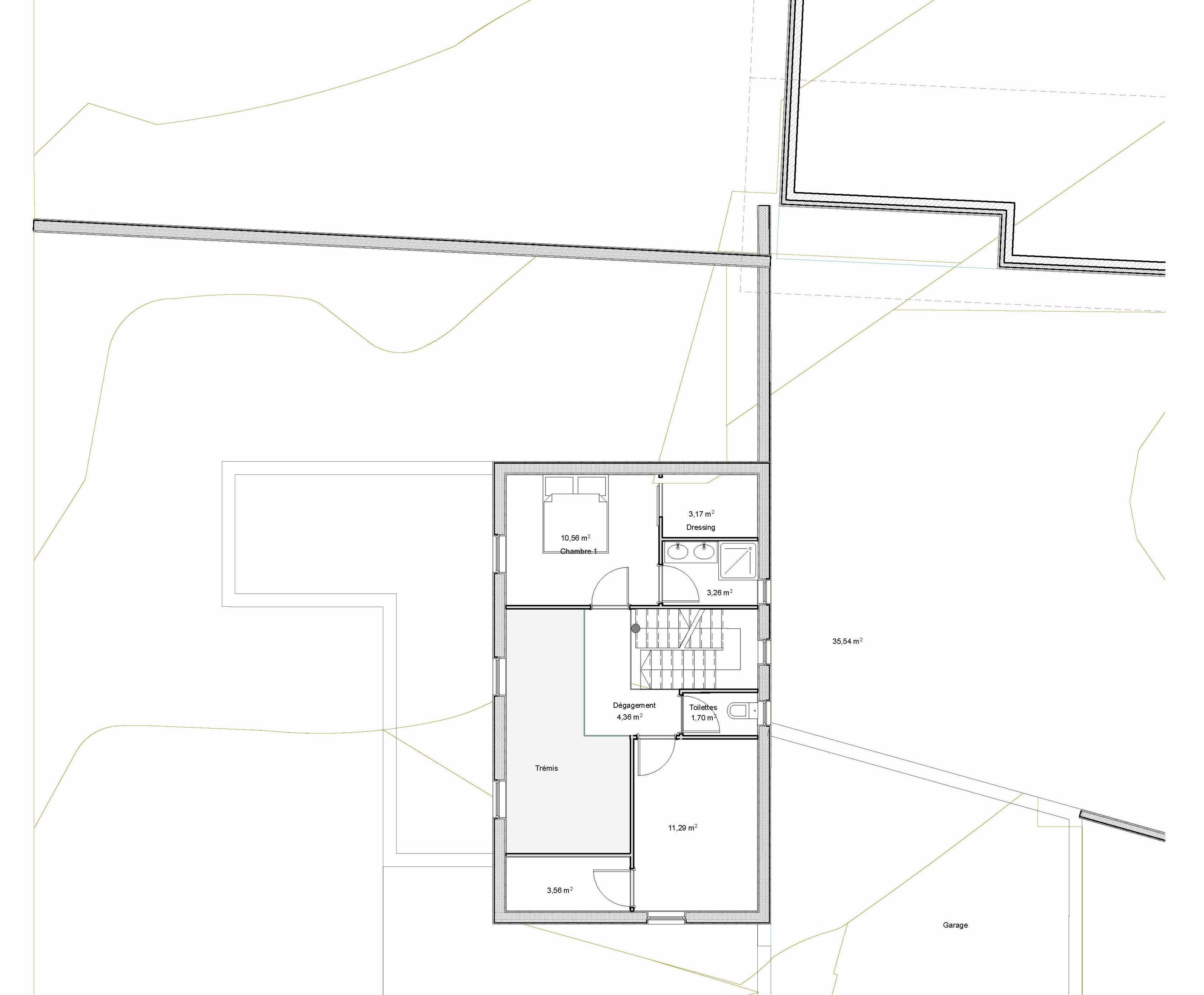 Curis au Mont d'Or - Plan 1er Etage